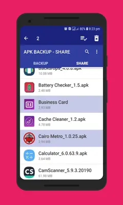 APK Backup - Share android App screenshot 6